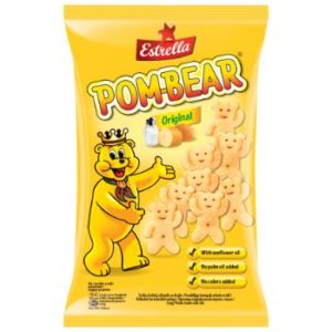 Kraukšķīga uzkoda ar sāli Estrella Pom Bear 65g