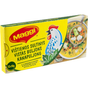 Buljons Maggi vistas ar dillēm