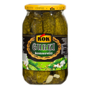 Gurķi konservēti Kok 870g/500g