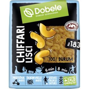 Makaroni Dobele Chiffari Lisci 500g