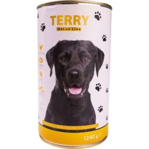 Konservi sunim Terry De Lux mājputnu 1.24kg