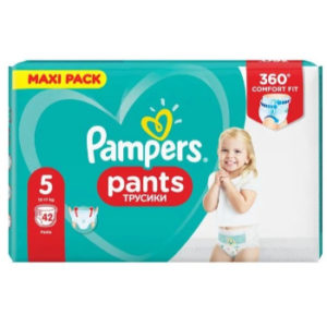 Autiņbiksītes Pampers Pants S5 42gb