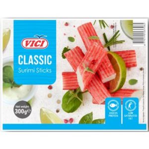 Surimi nūjiņas ar krabju garšu dzesētas Viči 300g