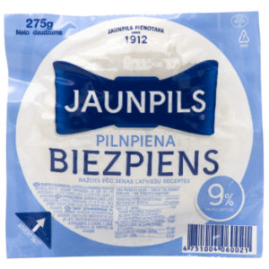 Biezpiens pilnpiena 9% Jaunpils 275g