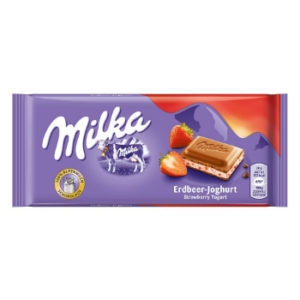 Šokolāde Milka Strawberry 100g