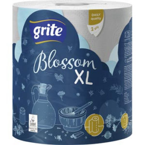 Papīra dvielis Grite Blossom Jumbo 2 slāņi 1rullis