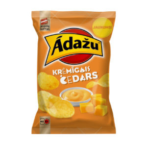 Čipsi Ādažu Krēmīgais čedars 130g