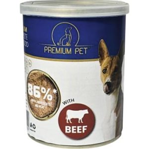 Barība suņiem Premium Pet liellopa gaļas pastēte 360g