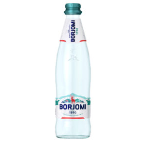 Minerālūdens Borjomi 0.5l stikls