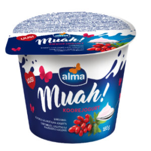 Jogurts saldkrējuma Muah! bārbeļu 180g