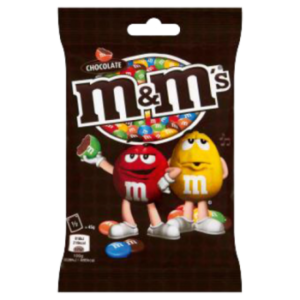 Konfektes fas.M&M  chocolate 90g