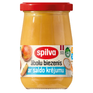 Biezenis Spilva ābolu ar saldo krējumu 300g