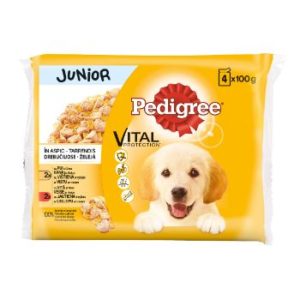 Barība suņiem Pedigree Junio konservēta 4x100g