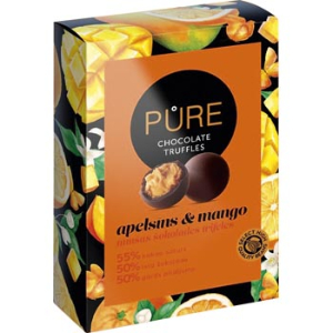 Trifeles šok.Pure ar apelsīnu mango krēma pildījumu 148g