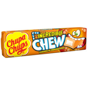 Konfekte košļ. Chupa Chups Incredible Chew orange 45g