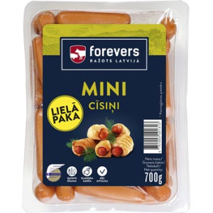 Cīsiņi minī b/apv. Forevers 700g