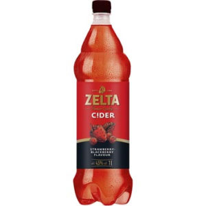 Alus kokt. Zelta Cider strawberry/blueberry 4.5% 1l