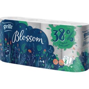 Tualetes papīrs Grite Blossom 3slāņi 8ruļļi