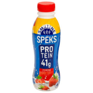 Piena dzēriens Piena Spēks zemeņu olbaltumvielu 460ml