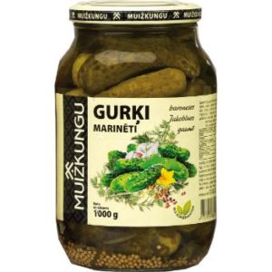 Gurķi marinēti Muižkungu 1kg/500g