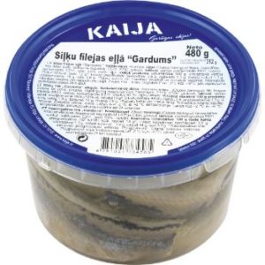 Siļķes fileja eļļā Kaija 480/312g