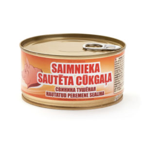 Konservs cūkgaļa sautēta Saimnieka 325g