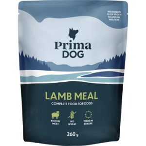 Konservs PrimaDog jēra gaļa maltīte 260 g