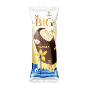 Saldējums MR.BIG vaniļas krējuma uz kociņa 150ml/90g