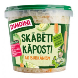 Skābēti kāposti ar burkāniem  650g