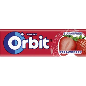 Košļ.gumija Orbit Wild Strawberry 14g