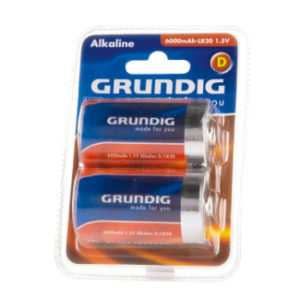 Baterija Grundig Alkaline D R20-2gb