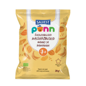 Čipsi kukurūzas bērniem Ponn Organic ar mango