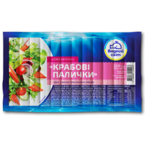 Surimi nūj.Vodnij Svit ar krab.garš.sald.220g