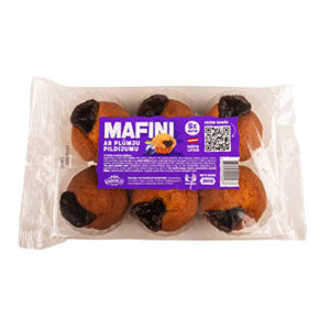 Mafini ar plūmju pildījumu flowpack 280g