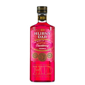 Arom. degvīns Hlibny Dar cranberry flavoured vodka37.5% 0.75