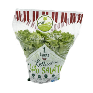 Lapu salāti podiņos (zaļie) Mārupe, 250g 2.šķ.