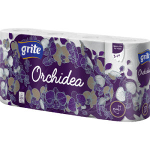 Tualetes papīrs Grite Orchidea 3slāņi 8ruļļi