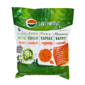 Skābēti kāposti ar burkāniem Ezerkauliņi 800gr