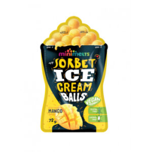 Saldējums Mini melts mango sorbeta bumbas 72g