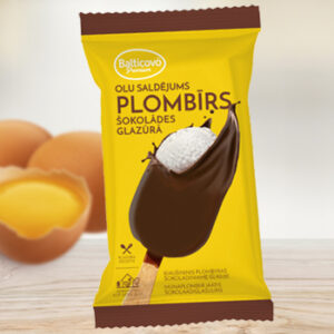 Saldējums Olu plombīrs šokL.glaz.uz kociņa 120ml/65g