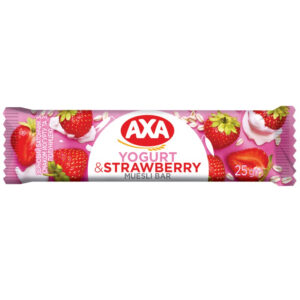 Batoniņš musli Axa ar jogurtu un zemenēm 25g