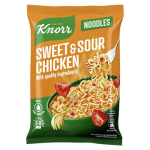 Nūdeles Knorr Ramen ar vistas garšu saldskābā mērcē 65g