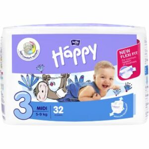 Autiņbiksītes Happy Midi 5-9kg 32gb