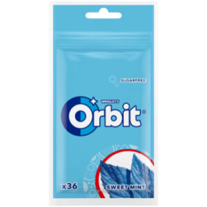 Košļājama gumija Orbit Sweet Mint Pouch 50g