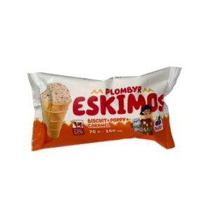 Saldējums Eskimos cep.magone un karam.glāz.150ml/70g
