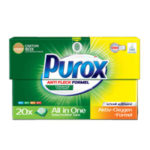 Veļas mazgāšanas kapsulas  Purox Universal 20 gb