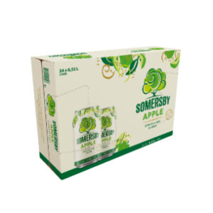 Sidrs Somersby apple  4.5% 0.33l skārd. 24-paka