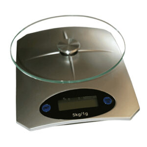 Svari virtuves digitālie 5kg balti