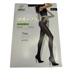 Zeķubikses Tina Soft Touch 40den 2 Grafite