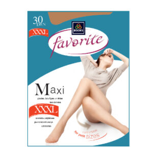 Zeķubikses Favorite Maxi 30den d.beige 7/8